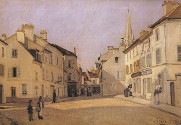 Alfred Sisley Square in Argenteuil Norge oil painting art